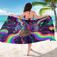 Trippy Guitar Sarong Festival Soul Psychedelic Music Vibes Since 1969