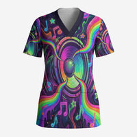 Trippy Guitar Scrub Top Festival Soul Psychedelic Music Vibes Since 1969
