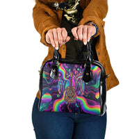 Trippy Guitar Shoulder Handbag Festival Soul Psychedelic Music Vibes Since 1969