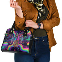 Trippy Guitar Shoulder Handbag Festival Soul Psychedelic Music Vibes Since 1969