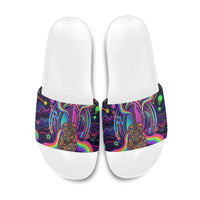 Trippy Guitar Slide Sandals Festival Soul Psychedelic Music Vibes Since 1969