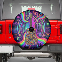 Trippy Guitar Spare Tire Cover Festival Soul Psychedelic Music Vibes Since 1969