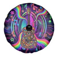 Trippy Guitar Spare Tire Cover Festival Soul Psychedelic Music Vibes Since 1969