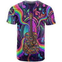 Trippy Guitar T Shirt Festival Soul Psychedelic Music Vibes Since 1969