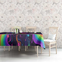 Trippy Guitar Tablecloth Festival Soul Psychedelic Music Vibes Since 1969