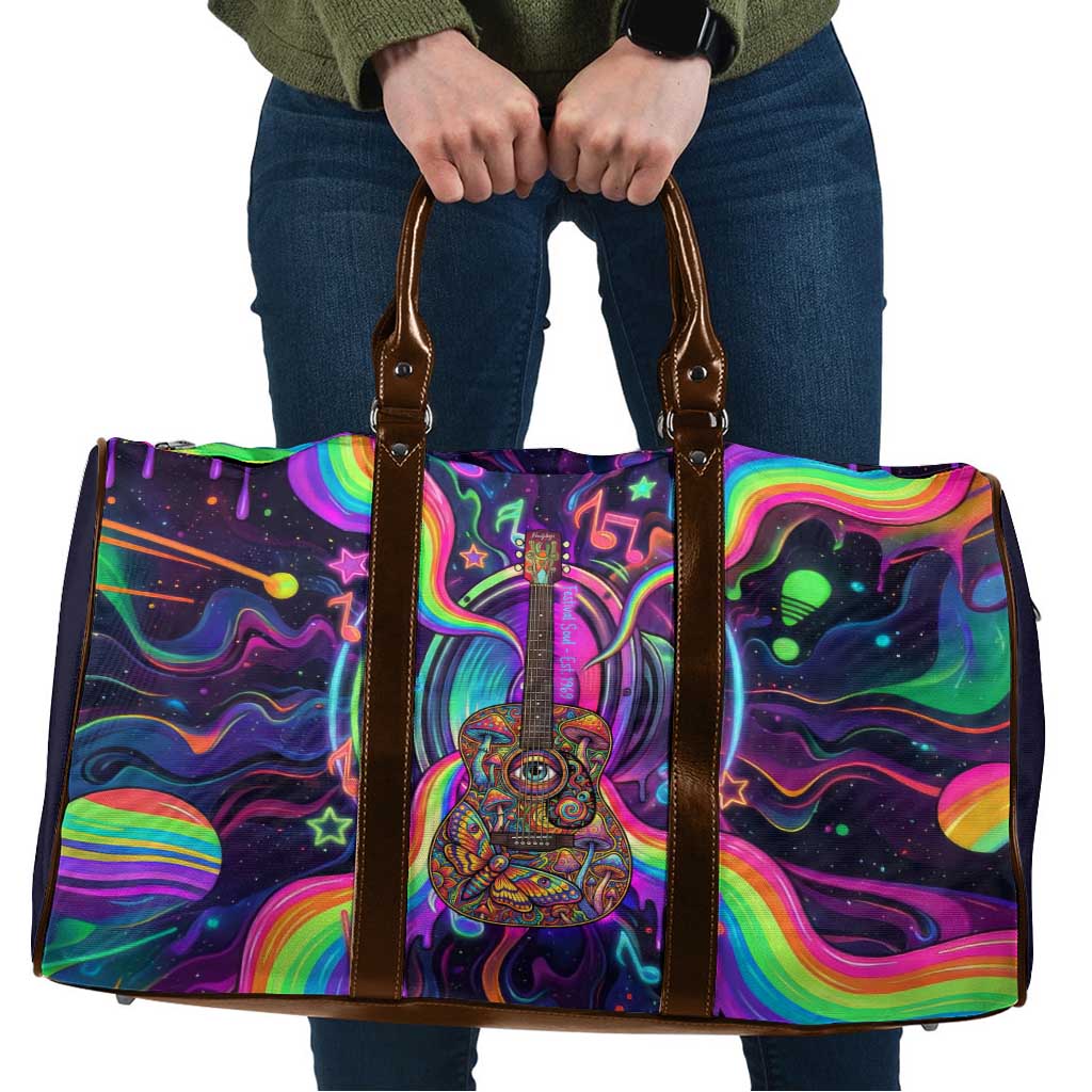 Trippy Guitar Travel Bag Festival Soul Psychedelic Music Vibes Since 1969