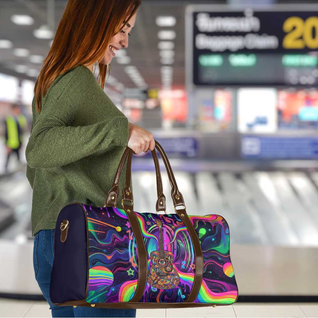 Trippy Guitar Travel Bag Festival Soul Psychedelic Music Vibes Since 1969