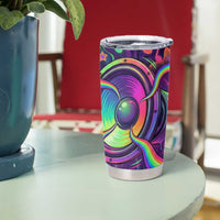 Trippy Guitar Tumbler Cup Festival Soul Psychedelic Music Vibes Since 1969