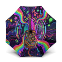Trippy Guitar Umbrella Festival Soul Psychedelic Music Vibes Since 1969