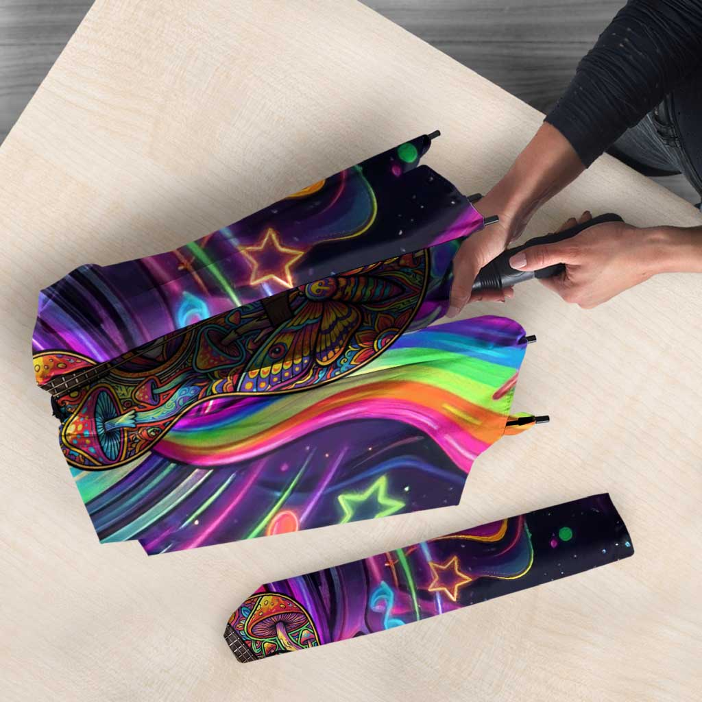 Trippy Guitar Umbrella Festival Soul Psychedelic Music Vibes Since 1969