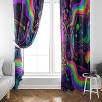 Trippy Guitar Window Curtain Festival Soul Psychedelic Music Vibes Since 1969