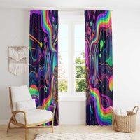 Trippy Guitar Window Curtain Festival Soul Psychedelic Music Vibes Since 1969