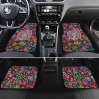 Psychedelic Visionary Woman Hippie Car Mats Tune In, Turn On, Drop Out - Flower Power Awakening