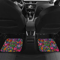 Psychedelic Visionary Woman Hippie Car Mats Tune In, Turn On, Drop Out - Flower Power Awakening