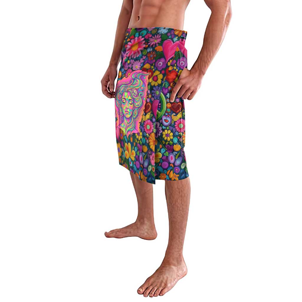 Psychedelic Visionary Woman Hippie Lavalava Tune In, Turn On, Drop Out - Flower Power Awakening