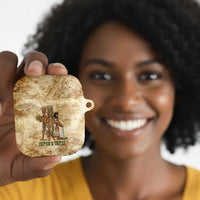 Neper and Nepit AirPods Case Ancient Harvest and Fertility Design with Sickle and Grain