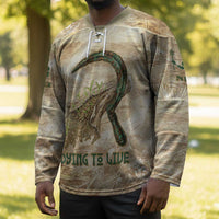 Neper and Nepit Hockey Jersey Ancient Harvest and Fertility Design with Sickle and Grain