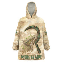 Neper and Nepit Kid Wearable Blanket Hoodie Ancient Harvest and Fertility Design with Sickle and Grain
