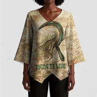 Neper and Nepit Kimono Sleeve Blouse Ancient Harvest and Fertility Design with Sickle and Grain