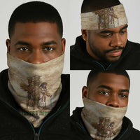Neper and Nepit Neck Gaiter Ancient Harvest and Fertility Design with Sickle and Grain