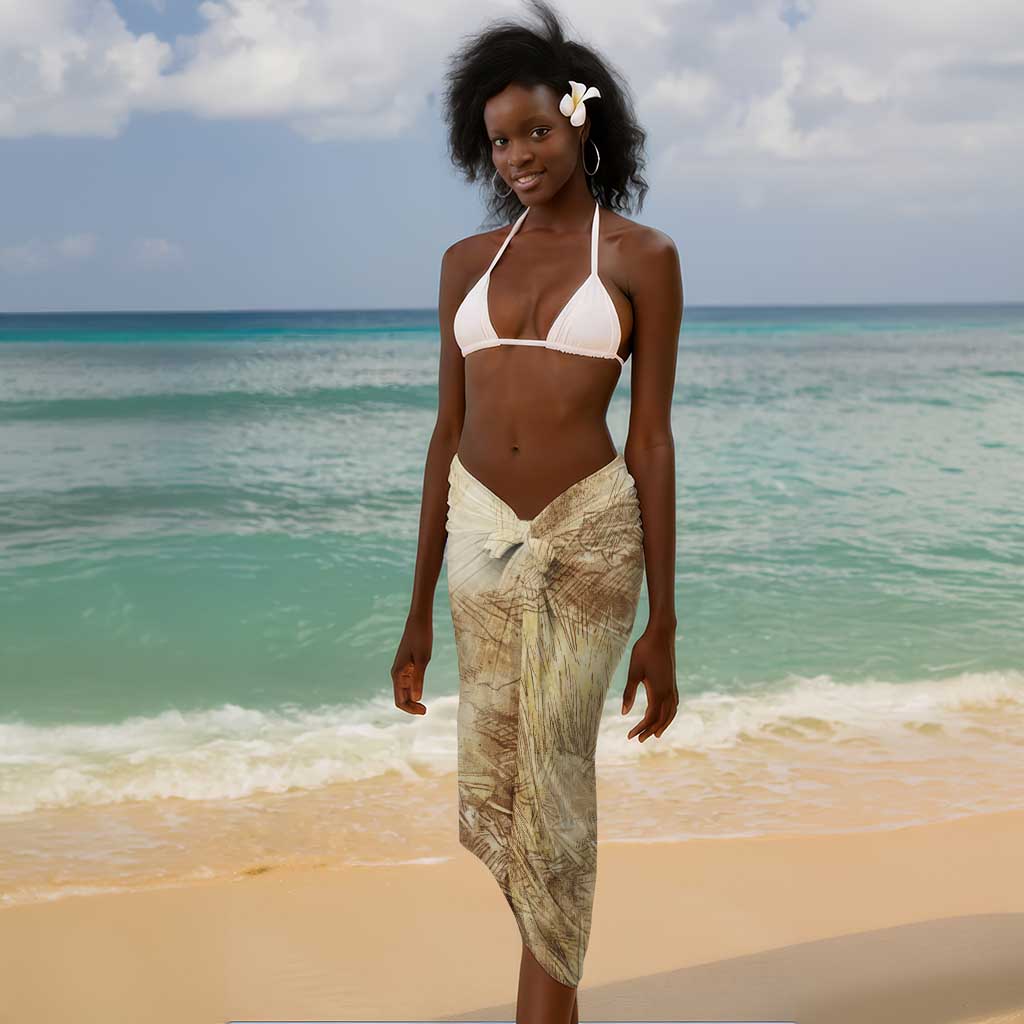 Neper and Nepit Sarong Ancient Harvest and Fertility Design with Sickle and Grain