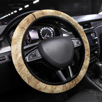 Neper and Nepit Steering Wheel Cover Ancient Harvest and Fertility Design with Sickle and Grain