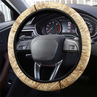 Neper and Nepit Steering Wheel Cover Ancient Harvest and Fertility Design with Sickle and Grain