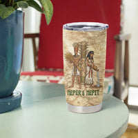 Neper and Nepit Tumbler Cup Ancient Harvest and Fertility Design with Sickle and Grain