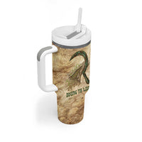 Neper and Nepit Tumbler With Handle Ancient Harvest and Fertility Design with Sickle and Grain