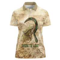 Neper and Nepit Women Polo Shirt Ancient Harvest and Fertility Design with Sickle and Grain
