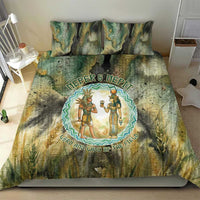 Neper and Nepit Bedding Set Ancient Egyptian Seed Awakening and Fertility