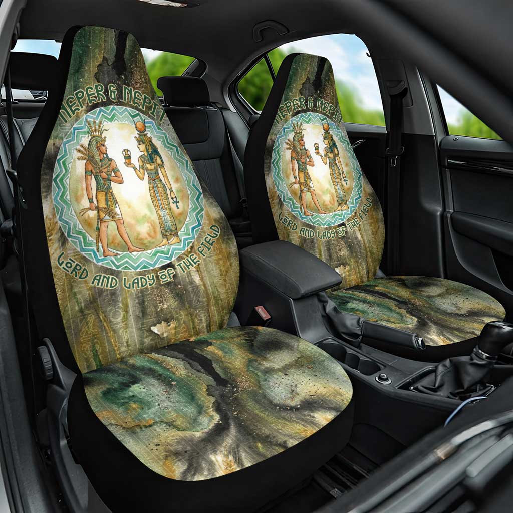 Neper and Nepit Car Seat Cover Ancient Egyptian Seed Awakening and Fertility