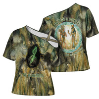 Neper and Nepit Cross Shoulder Shirt Ancient Egyptian Seed Awakening and Fertility
