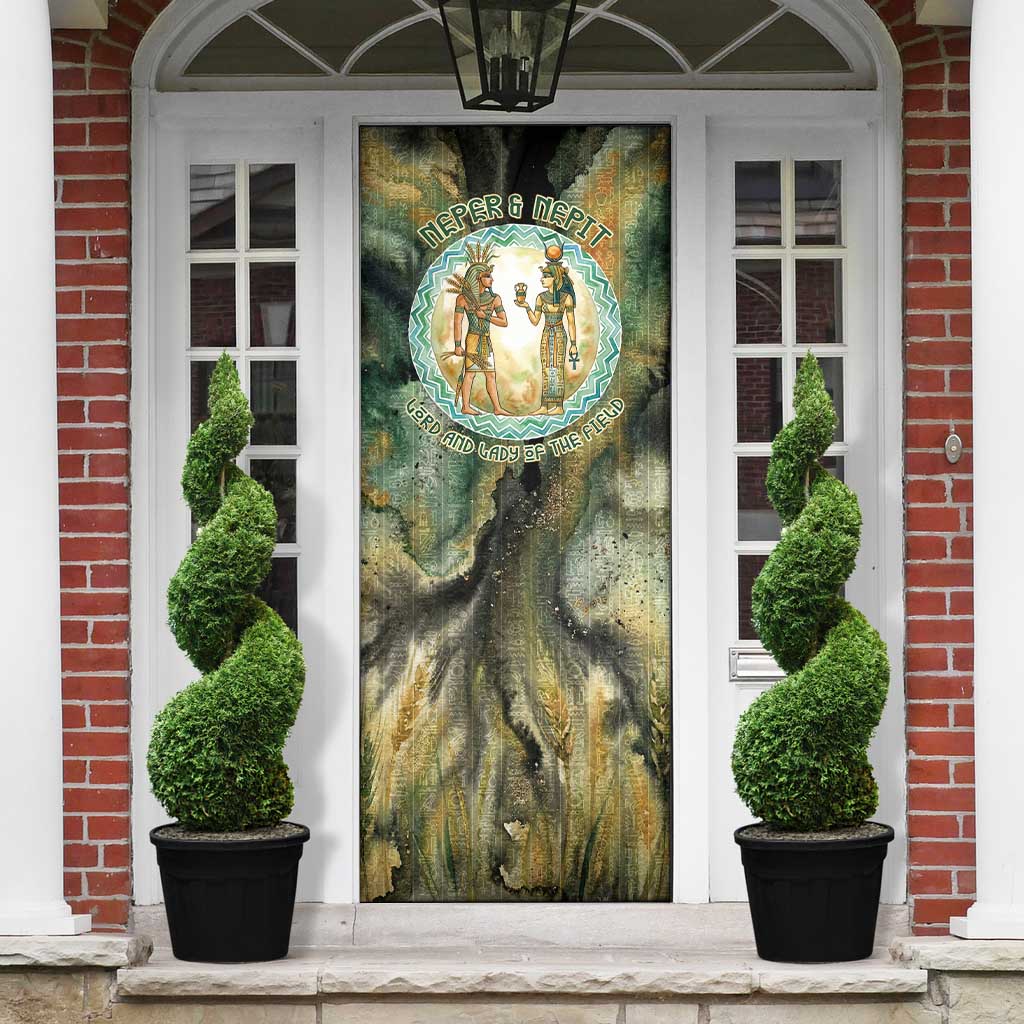 Neper and Nepit Door Cover Ancient Egyptian Seed Awakening and Fertility
