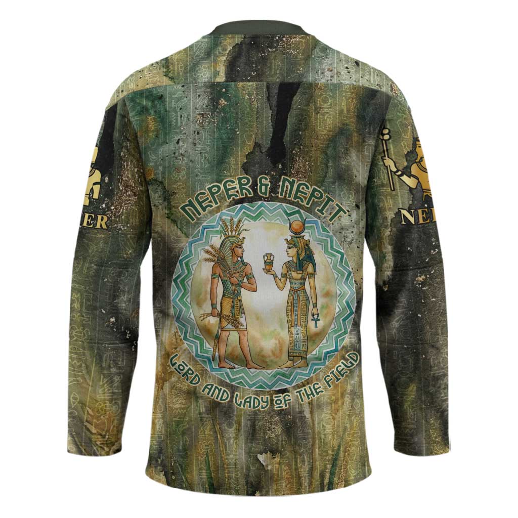 Neper and Nepit Hockey Jersey Ancient Egyptian Seed Awakening and Fertility