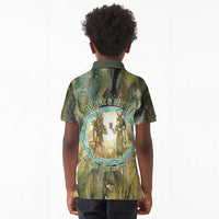 Neper and Nepit Kid Polo Shirt Ancient Egyptian Seed Awakening and Fertility