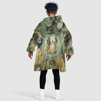 Neper and Nepit Kid Wearable Blanket Hoodie Ancient Egyptian Seed Awakening and Fertility