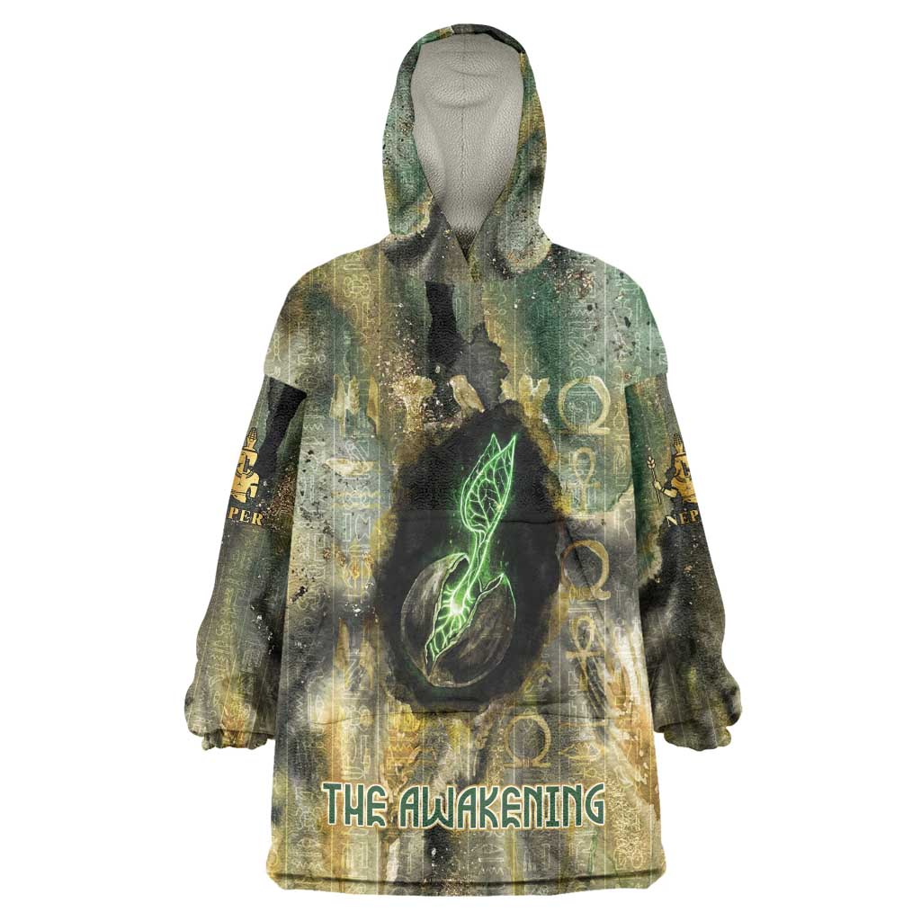 Neper and Nepit Kid Wearable Blanket Hoodie Ancient Egyptian Seed Awakening and Fertility