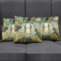 Neper and Nepit Pillow Cover Ancient Egyptian Seed Awakening and Fertility