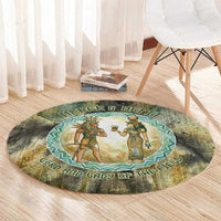 Neper and Nepit Round Carpet Ancient Egyptian Seed Awakening and Fertility