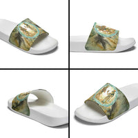 Neper and Nepit Slide Sandals Ancient Egyptian Seed Awakening and Fertility