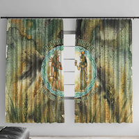 Neper and Nepit Window Curtain Ancient Egyptian Seed Awakening and Fertility