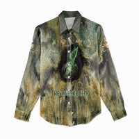 Neper and Nepit Women Casual Shirt Ancient Egyptian Seed Awakening and Fertility