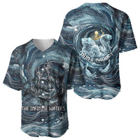 Egypt Nun and Naunet Baseball Jersey Primordial Water Gods Cosmic Ocean Infinite Waves
