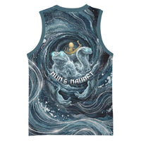 Egypt Nun and Naunet Basketball Jersey Primordial Water Gods Cosmic Ocean Infinite Waves