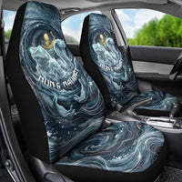 Egypt Nun and Naunet Car Seat Cover Primordial Water Gods Cosmic Ocean Infinite Waves