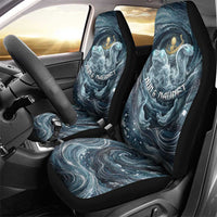 Egypt Nun and Naunet Car Seat Cover Primordial Water Gods Cosmic Ocean Infinite Waves