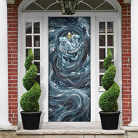 Egypt Nun and Naunet Door Cover Primordial Water Gods Cosmic Ocean Infinite Waves