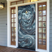 Egypt Nun and Naunet Door Cover Primordial Water Gods Cosmic Ocean Infinite Waves