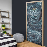 Egypt Nun and Naunet Door Cover Primordial Water Gods Cosmic Ocean Infinite Waves
